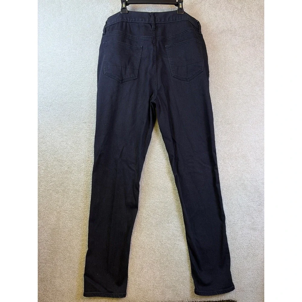 Banana Republic Travel Jean Mens 33x34 (Fits 33x32) Black Slim Fit Stretch Denim